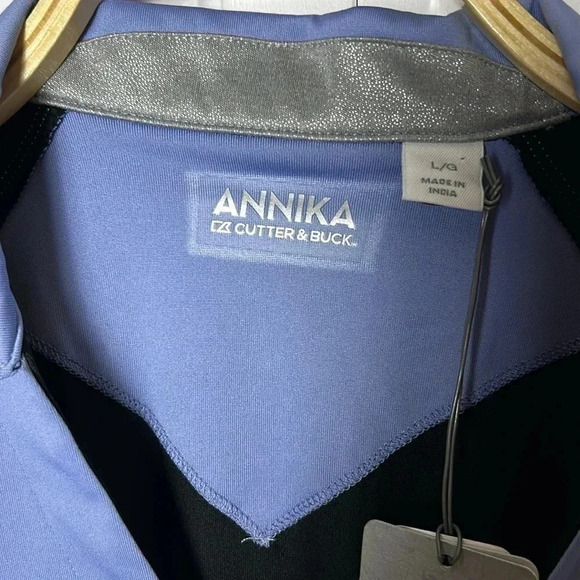 Polo golf shirt,activewear,women Blue two tone,fitted,quality,activewear,sporty - Picture 4 of 11